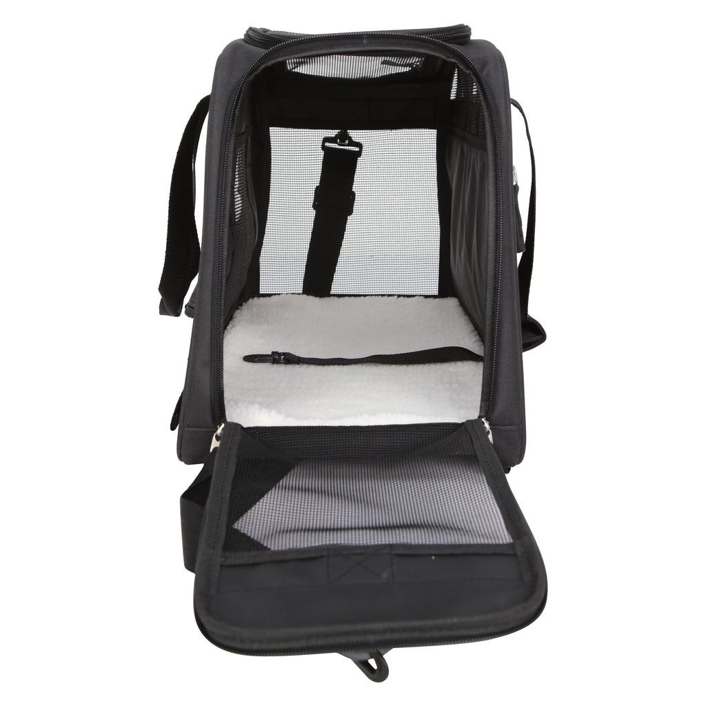 Small Pet Carrier, Black 19" x 12" x 12"