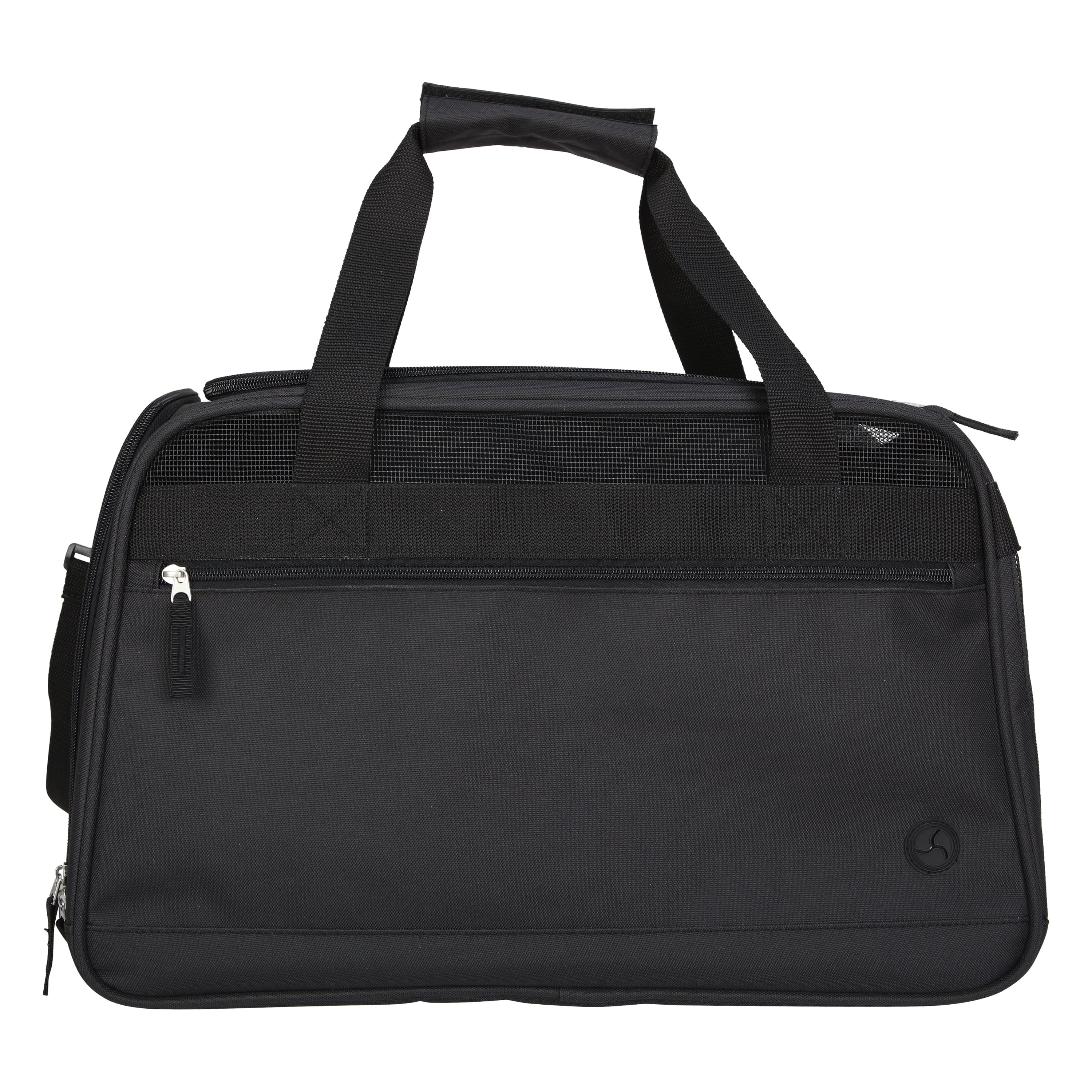 Small Pet Carrier, Black 19" x 12" x 12"