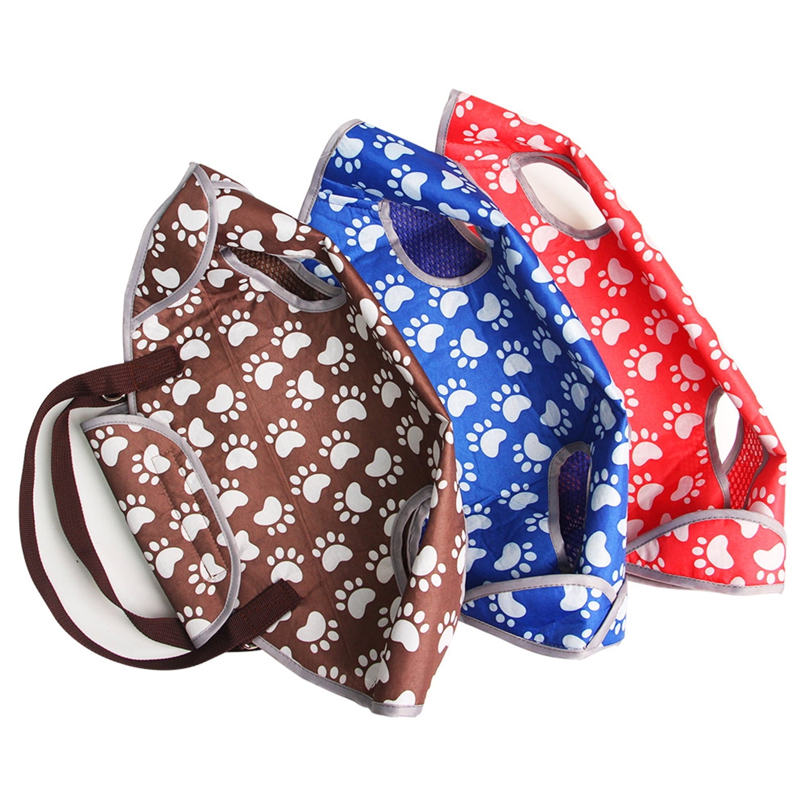 Kripyery Pet Carrier Bag Adjustable Strap Fastener Tape Breathable Cute Prints Handbag Outing Portable Cat Puppy Outdoor Travel Carrying Pouch Cat Supplies