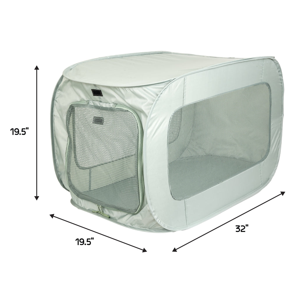 SportPet Designs Soft Sided Pop-Open Kennels, Light Green