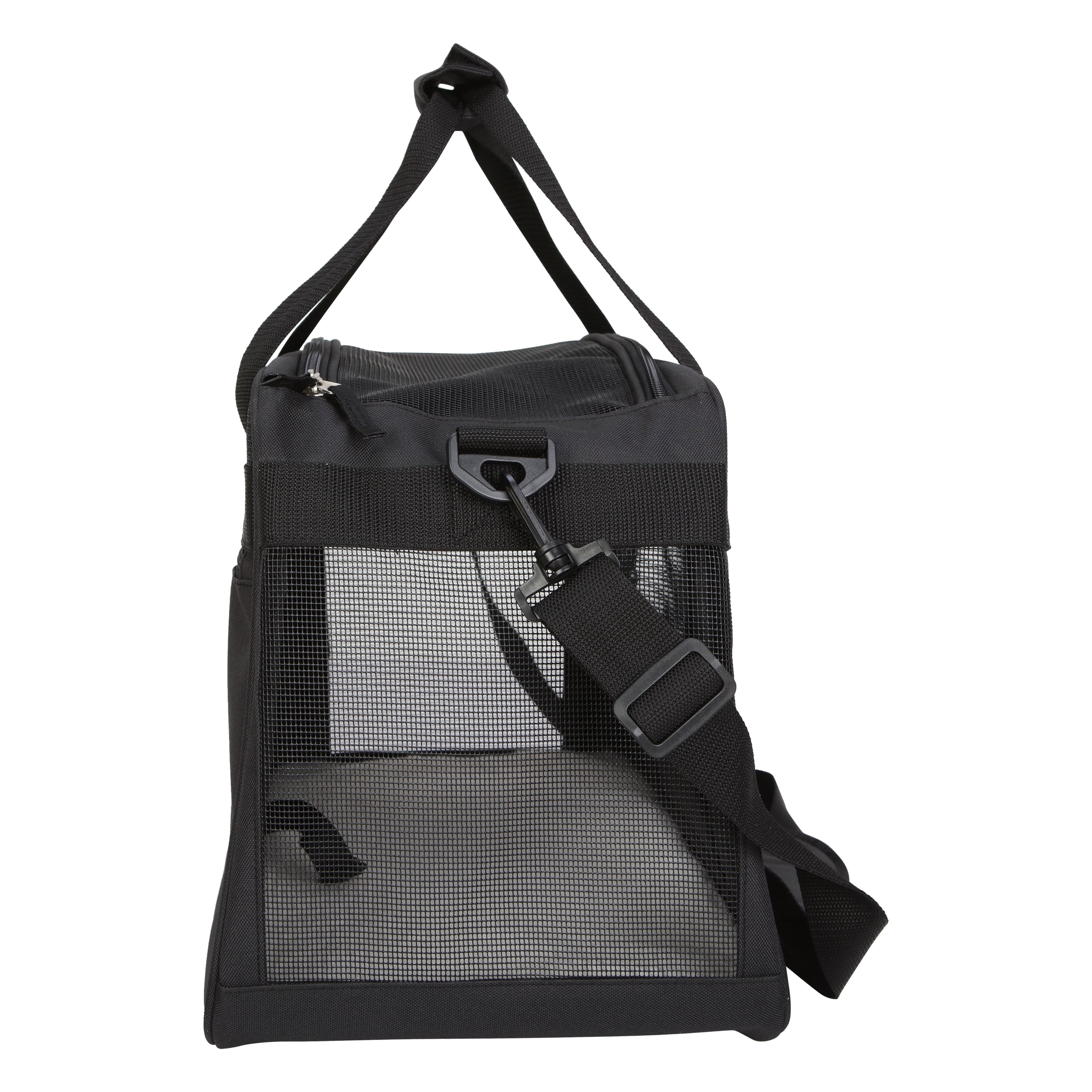 Small Pet Carrier, Black 19" x 12" x 12"