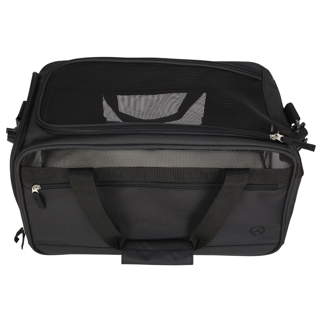 Small Pet Carrier, Black 19" x 12" x 12"