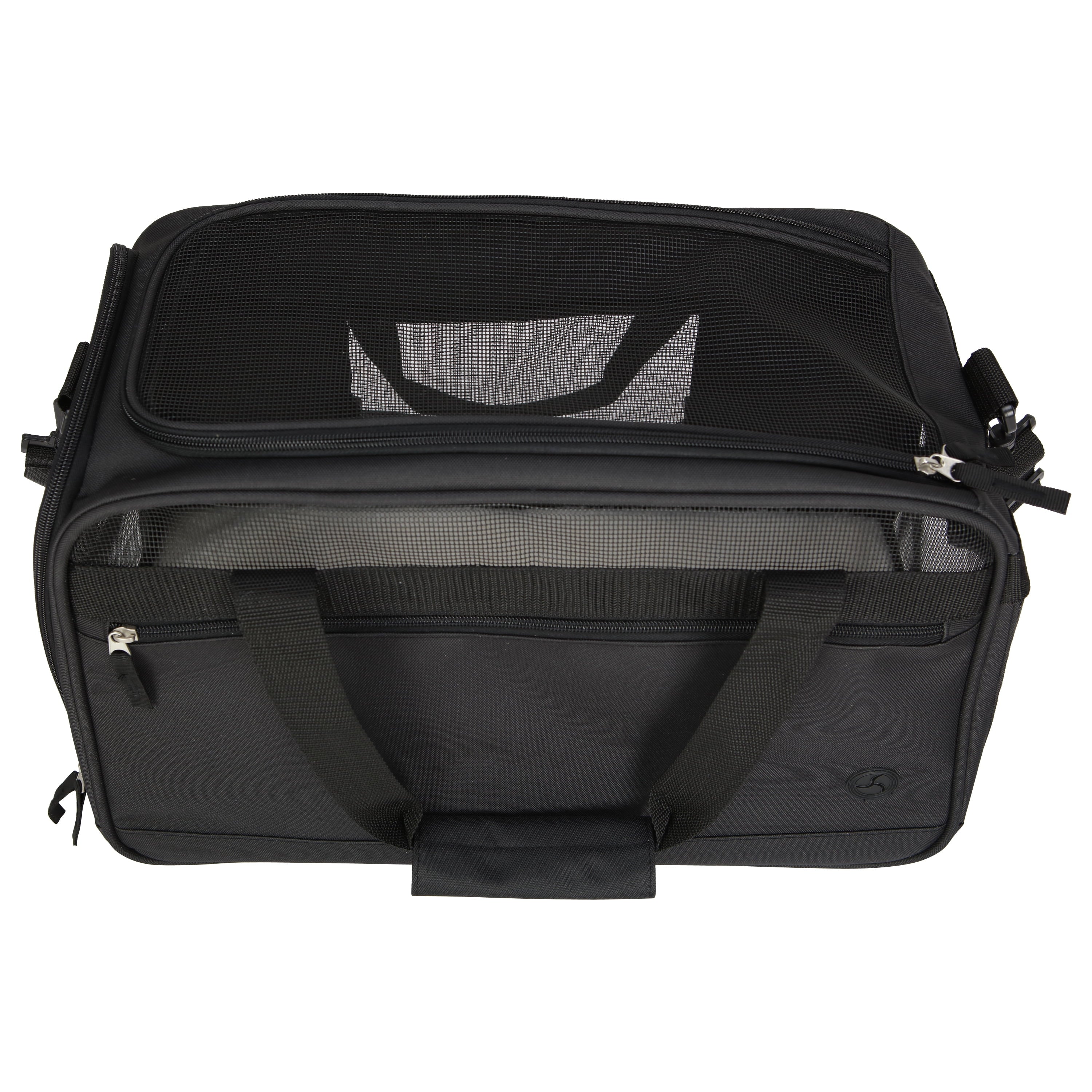 Small Pet Carrier, Black 19" x 12" x 12"