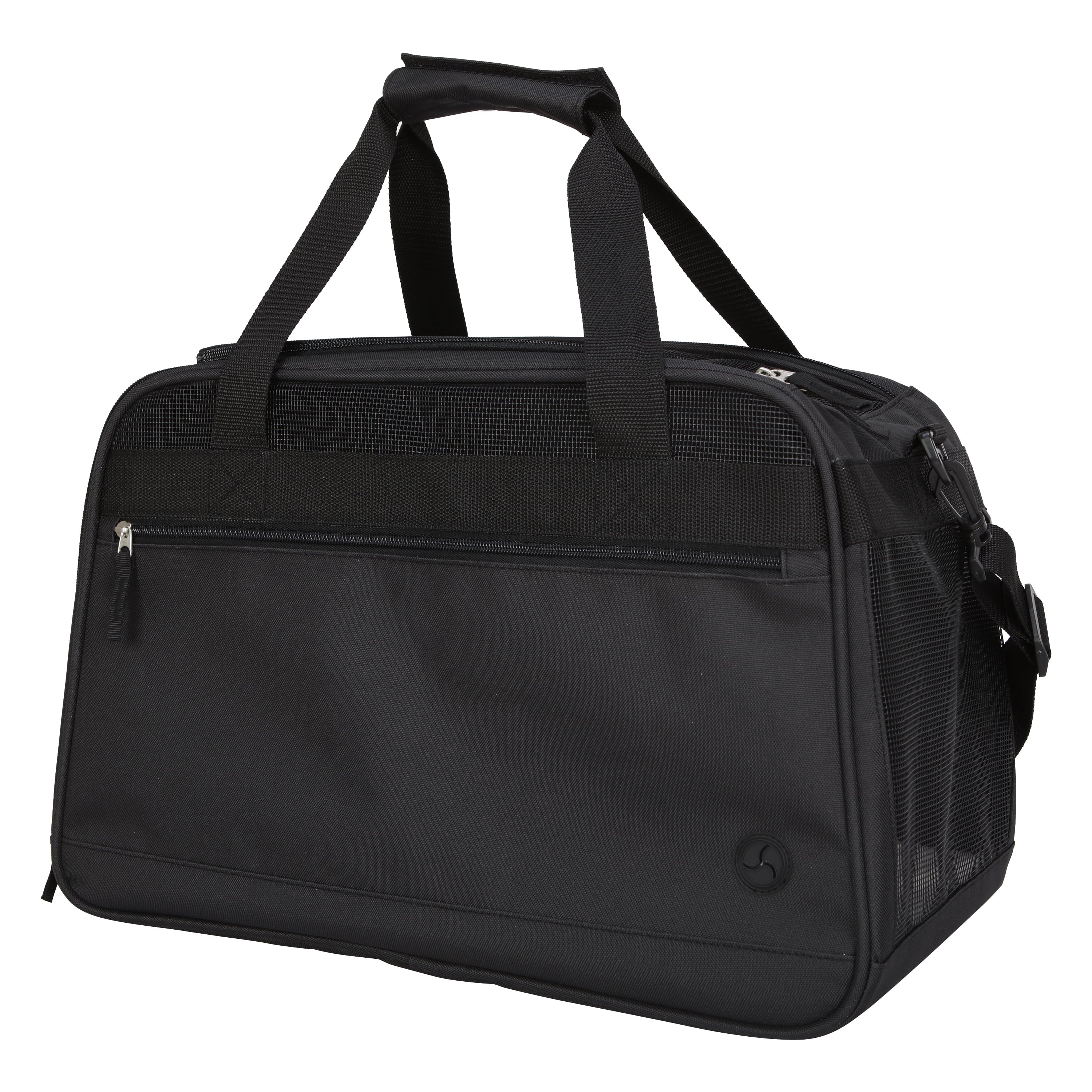 Small Pet Carrier, Black 19" x 12" x 12"