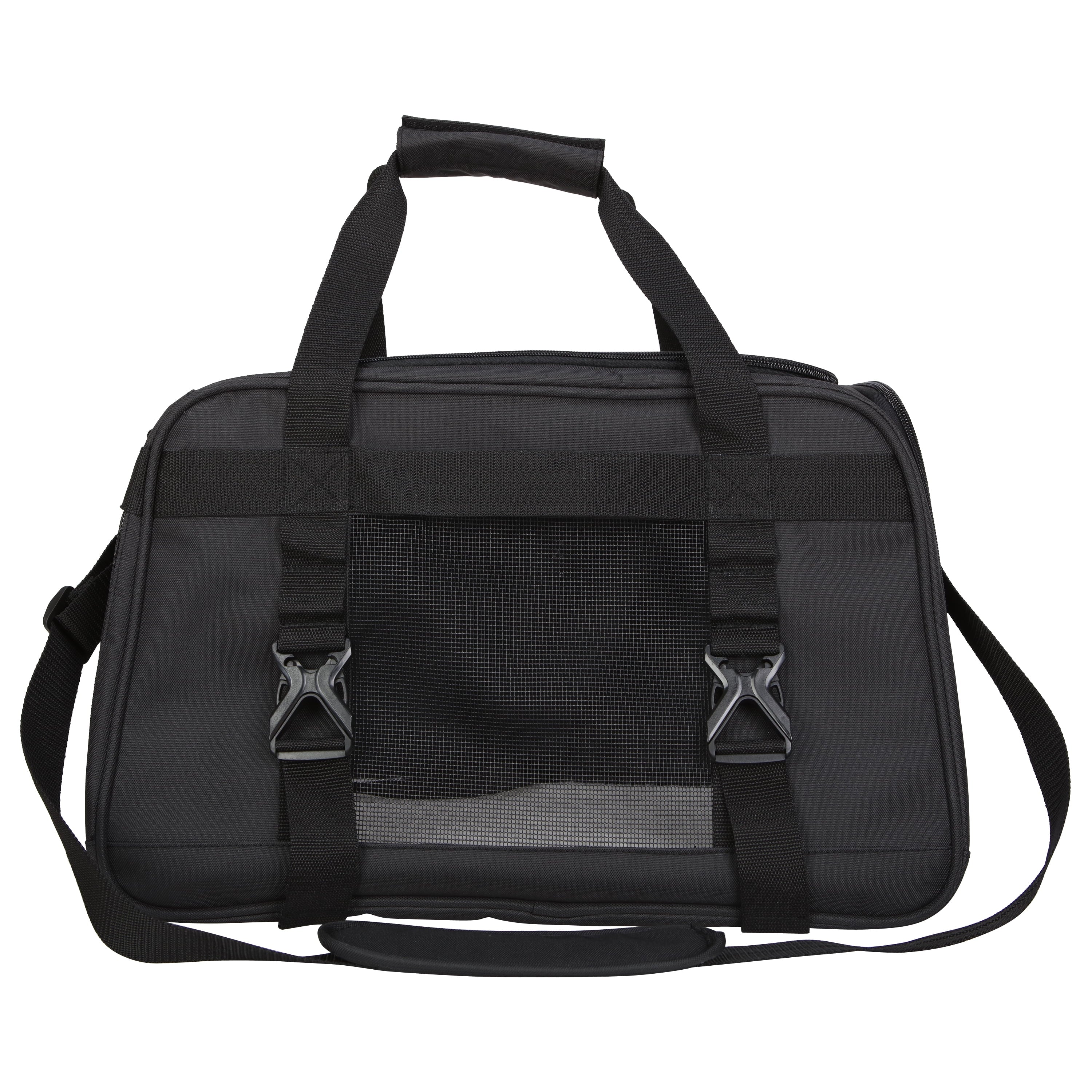 Small Pet Carrier, Black 19" x 12" x 12"