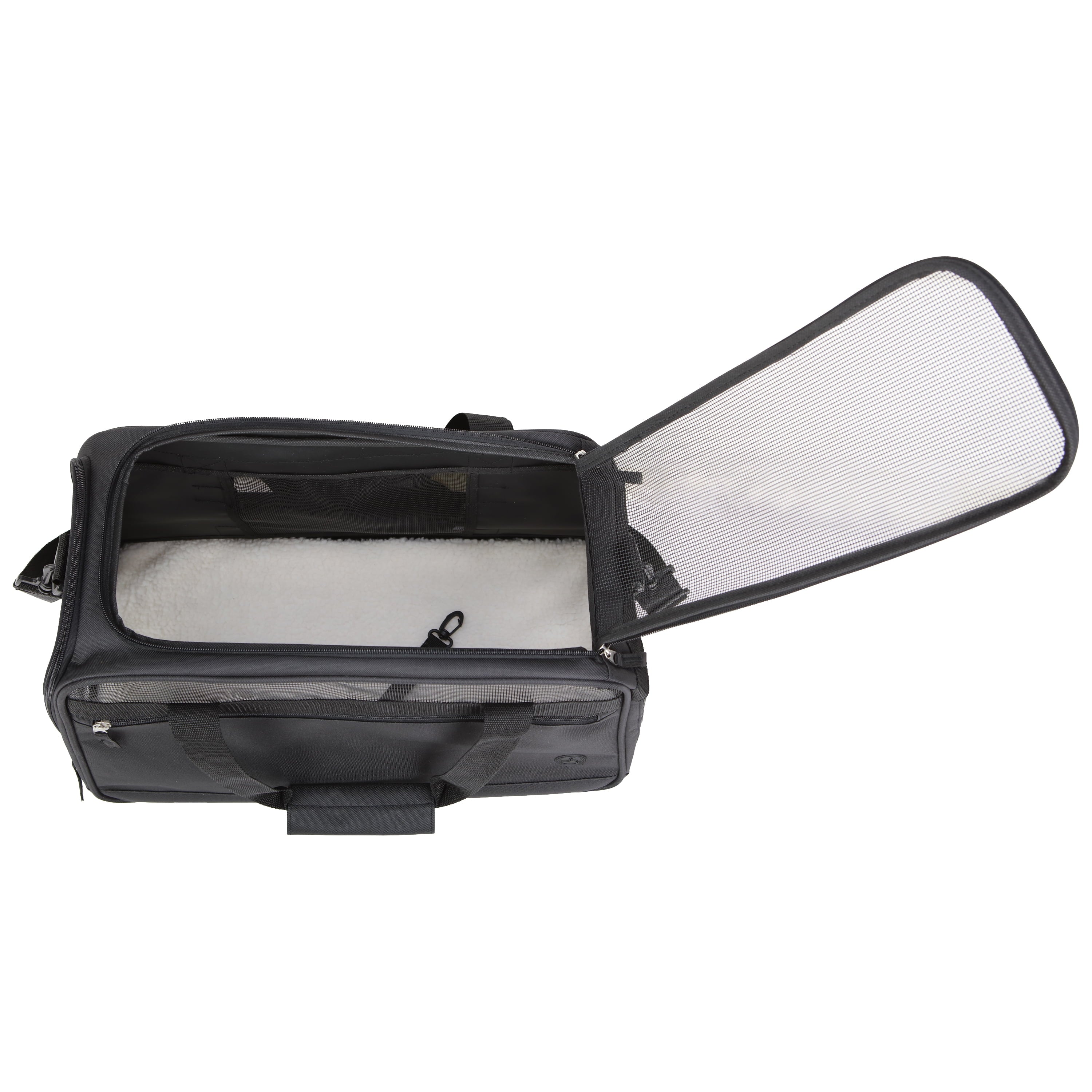 Small Pet Carrier, Black 19" x 12" x 12"
