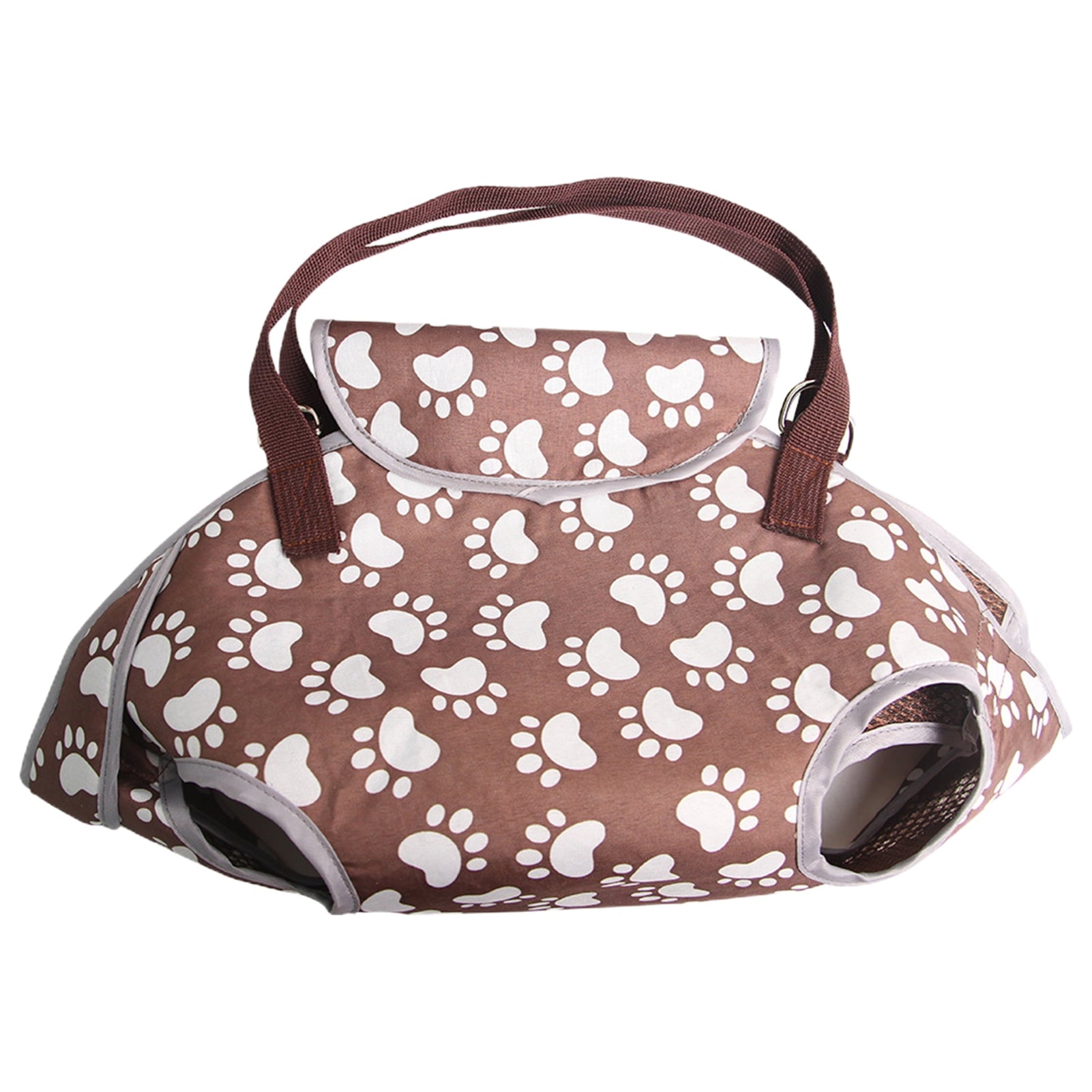 Kripyery Pet Carrier Bag Adjustable Strap Fastener Tape Breathable Cute Prints Handbag Outing Portable Cat Puppy Outdoor Travel Carrying Pouch Cat Supplies