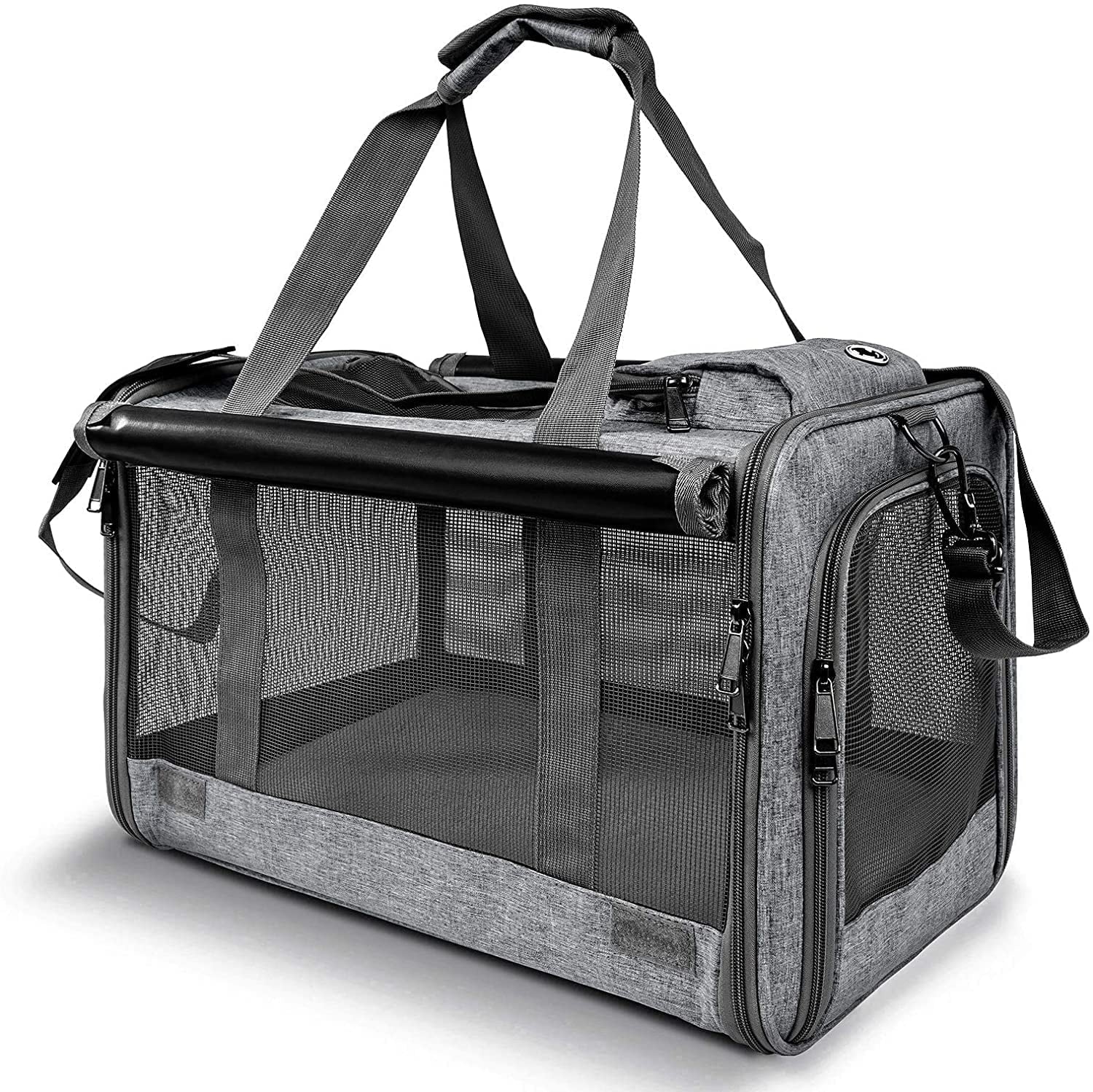 TNYXORIX Cat Carrier Pet Carrier for Small Medium Large Cats Dogs Rabbits Puppies up to 25 Lbs,TSA Airline Approved Dog Carrier Soft Sided,Collapsible Travel Puppy Carrier - Navy