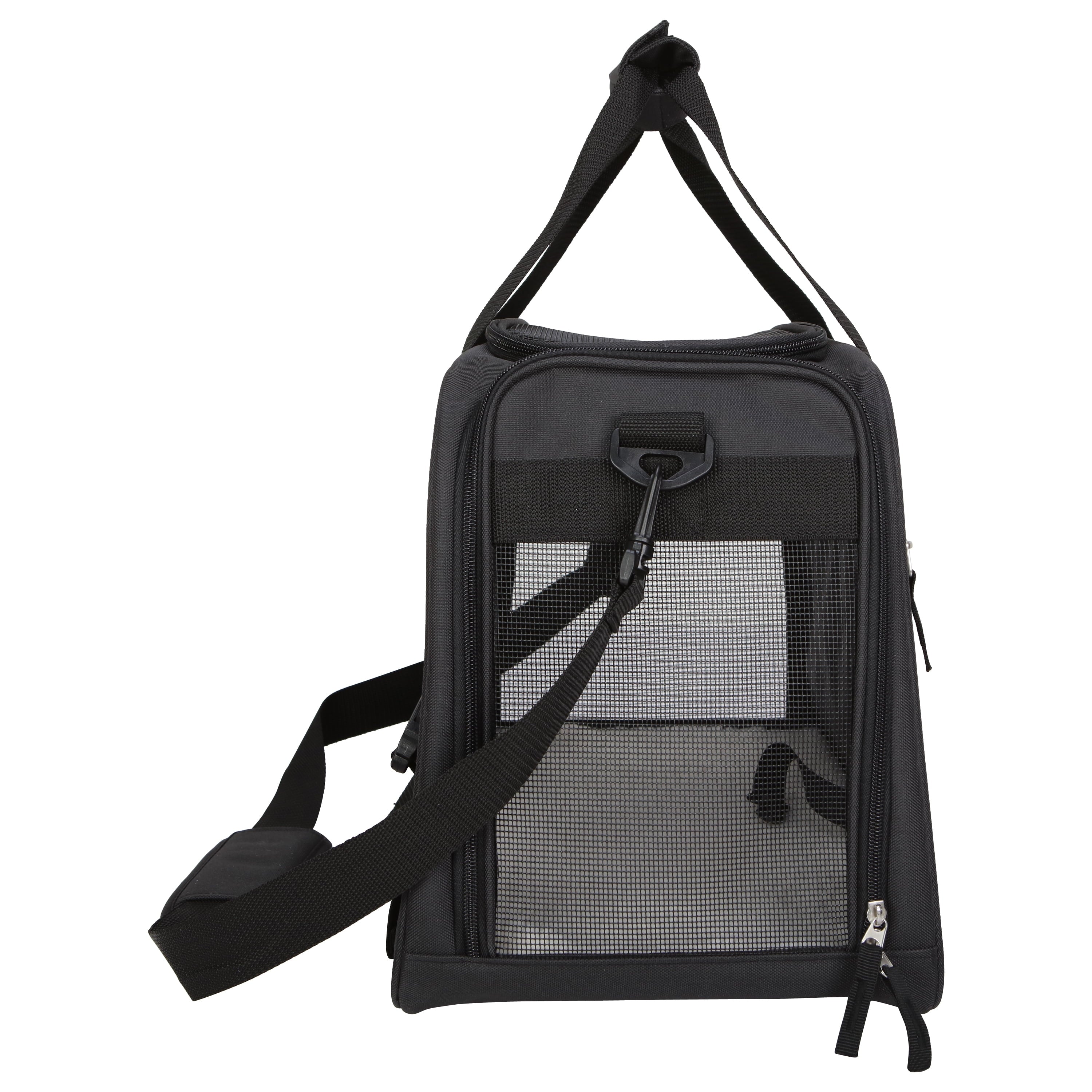 Small Pet Carrier, Black 19" x 12" x 12"