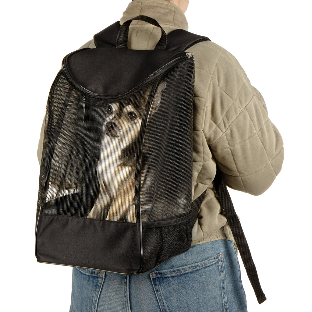 TrustyPup® Pet Backpack, Black, Medium, 16 Lb Limit