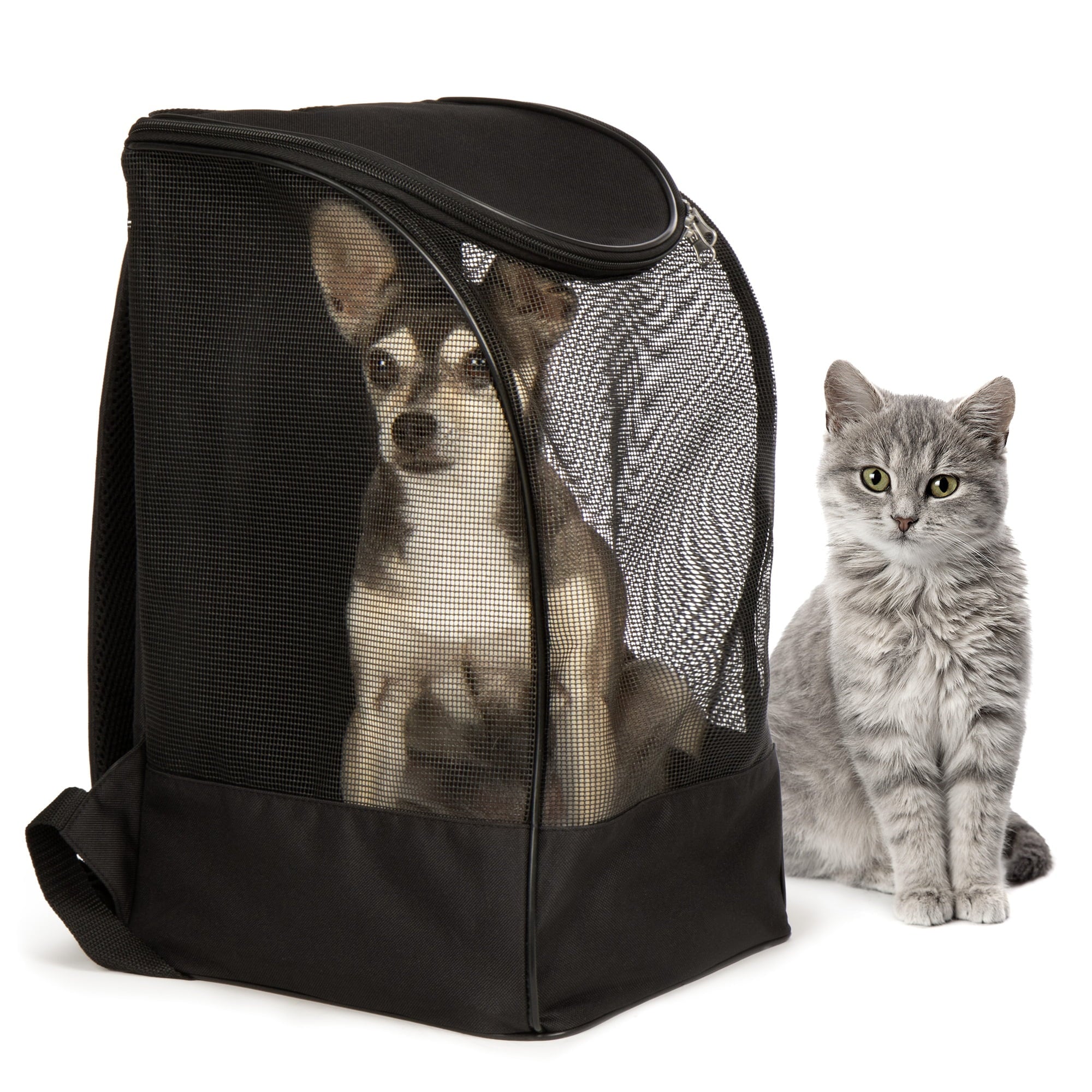 TrustyPup® Pet Backpack, Black, Medium, 16 Lb Limit